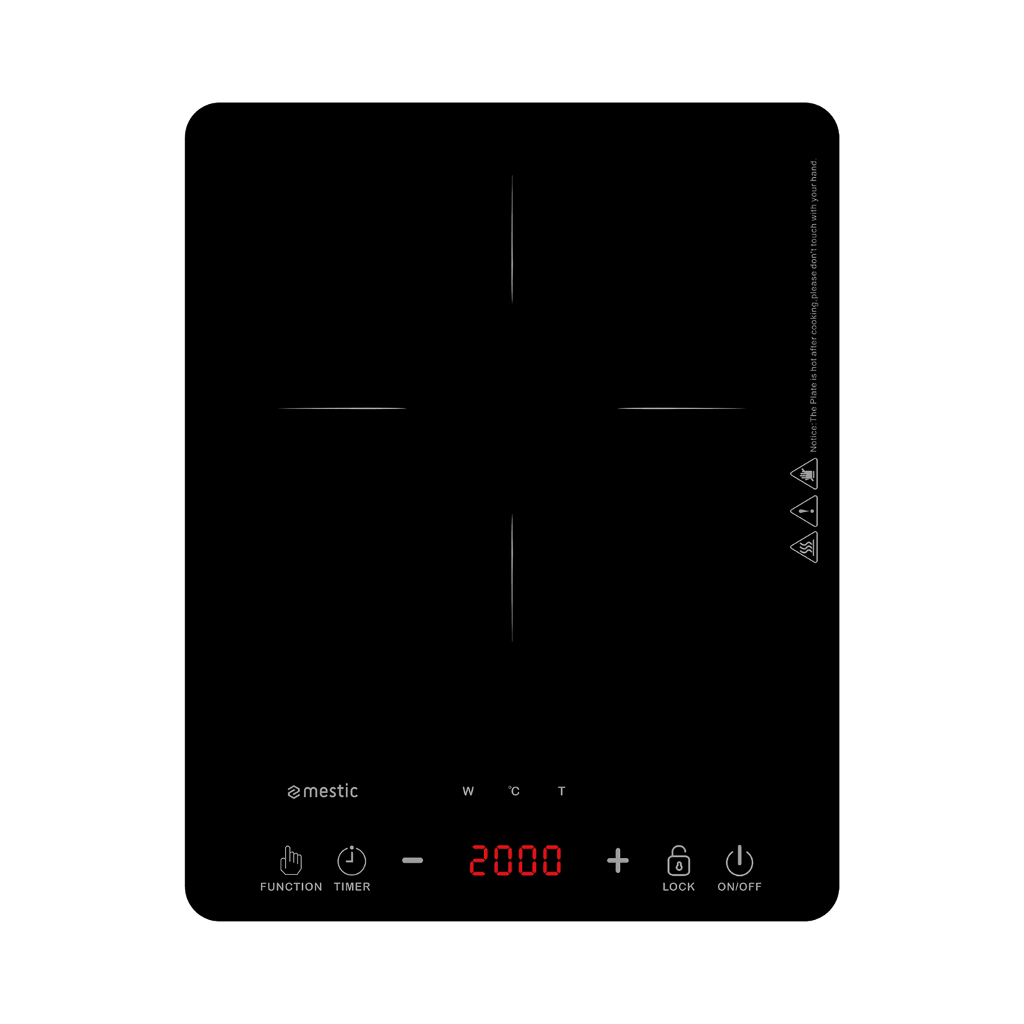 Induktionsplatta Mestic MIC-120 230V