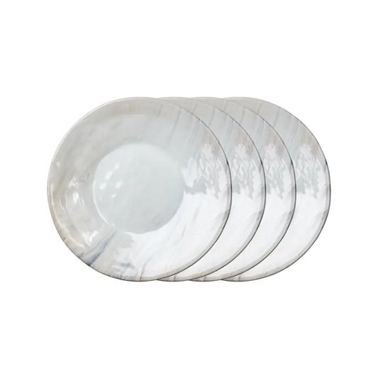 AMELIA Tallrik, Marmorerad 4-pack Ø31 cm