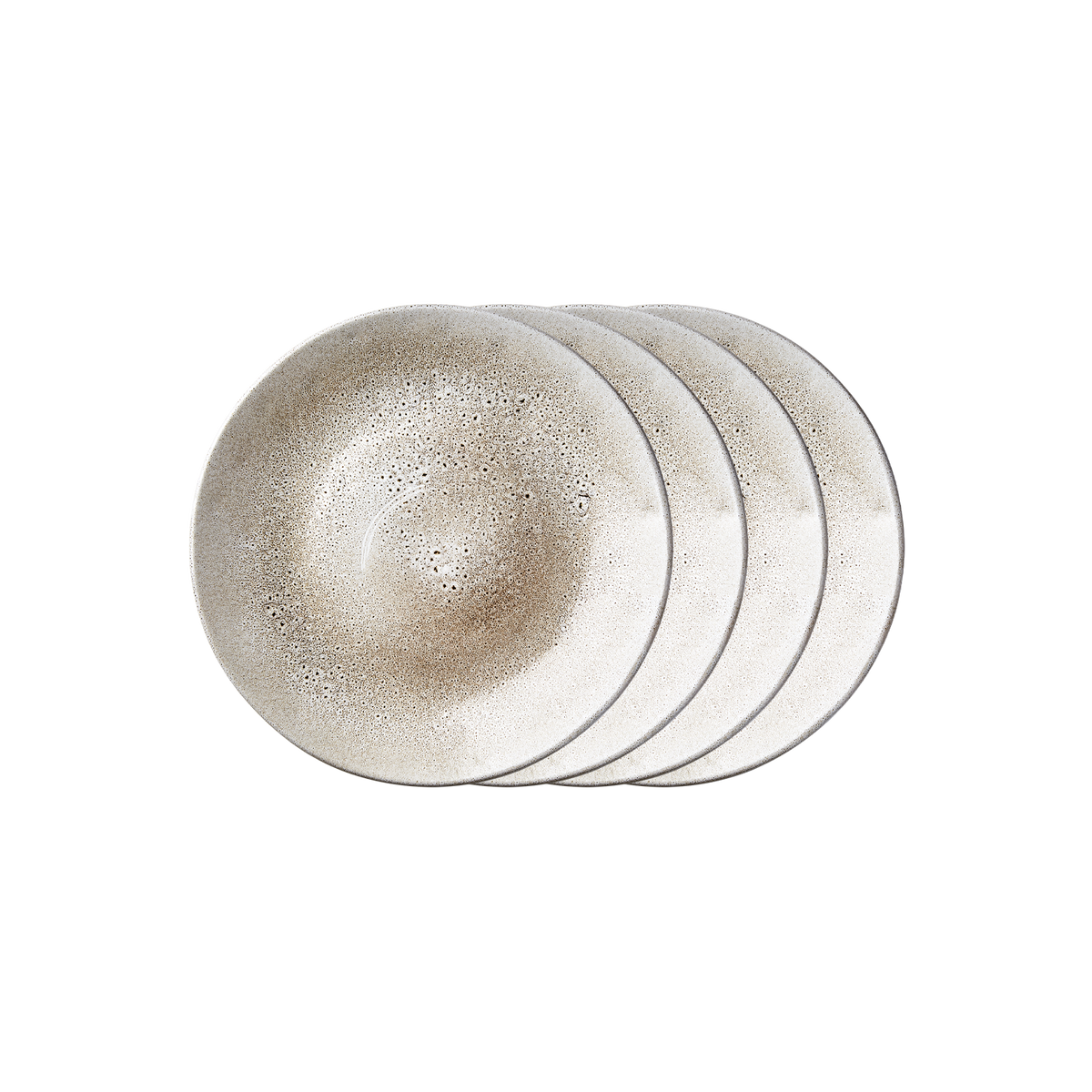 ANNABELLE Tallrik, Beige 4-pack Ø28 cm