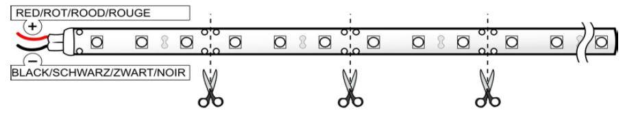 Flexibel lysdiodlist - 4,0 m.