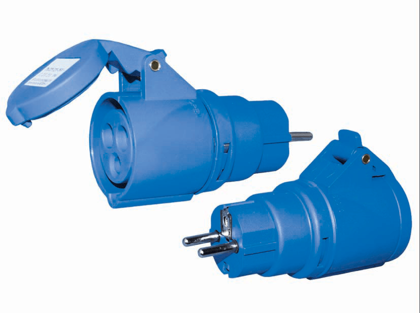 Adapter 230V. Schuko – CEE.