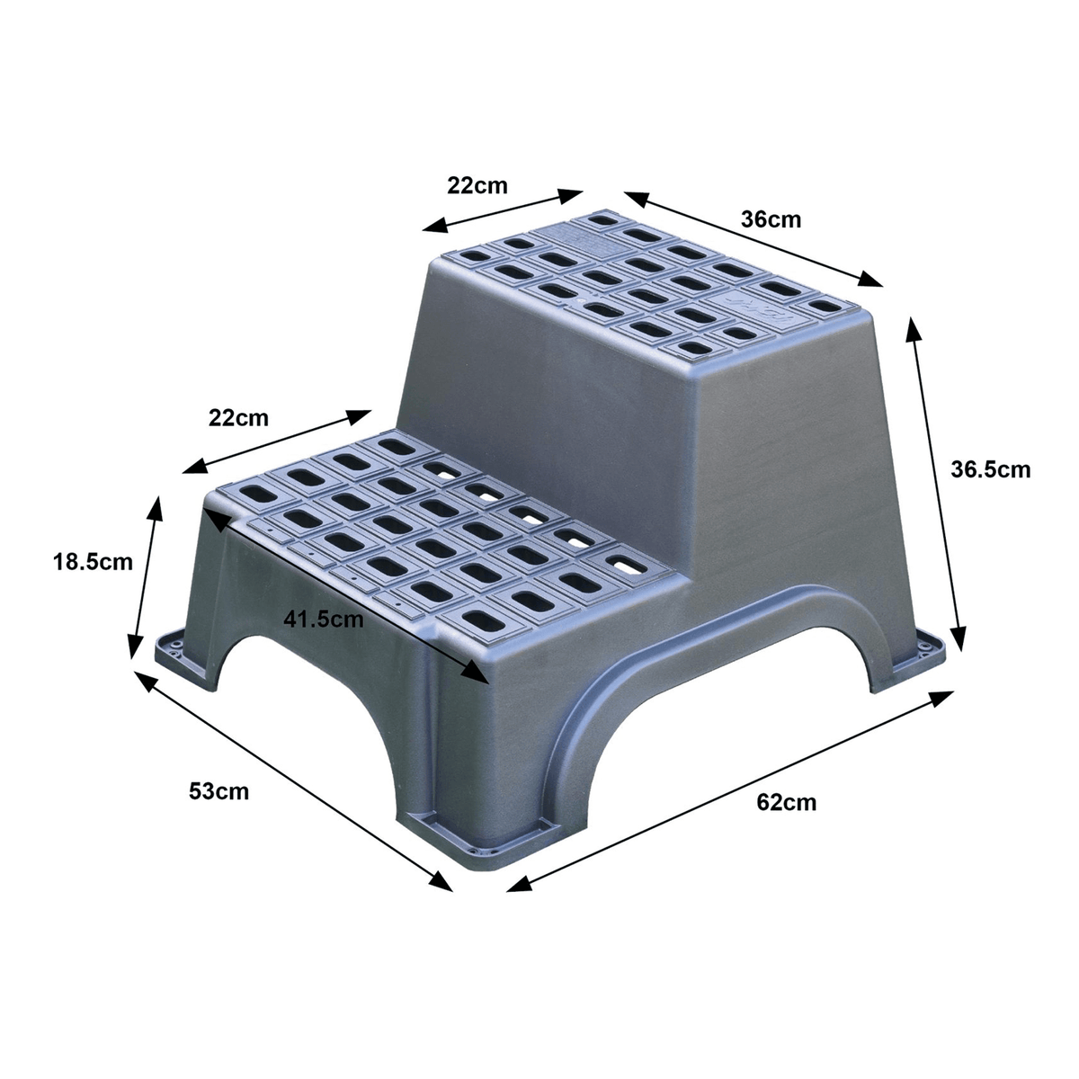 Fotsteg MGI Double 520 x 620 mm