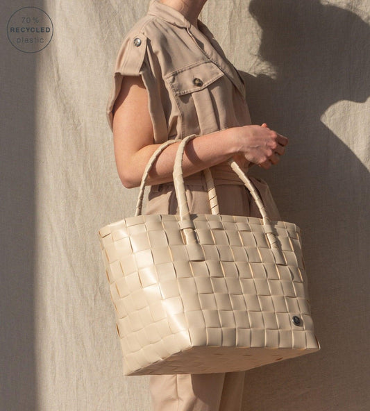 Shoppng bag Paris Sahara sand
