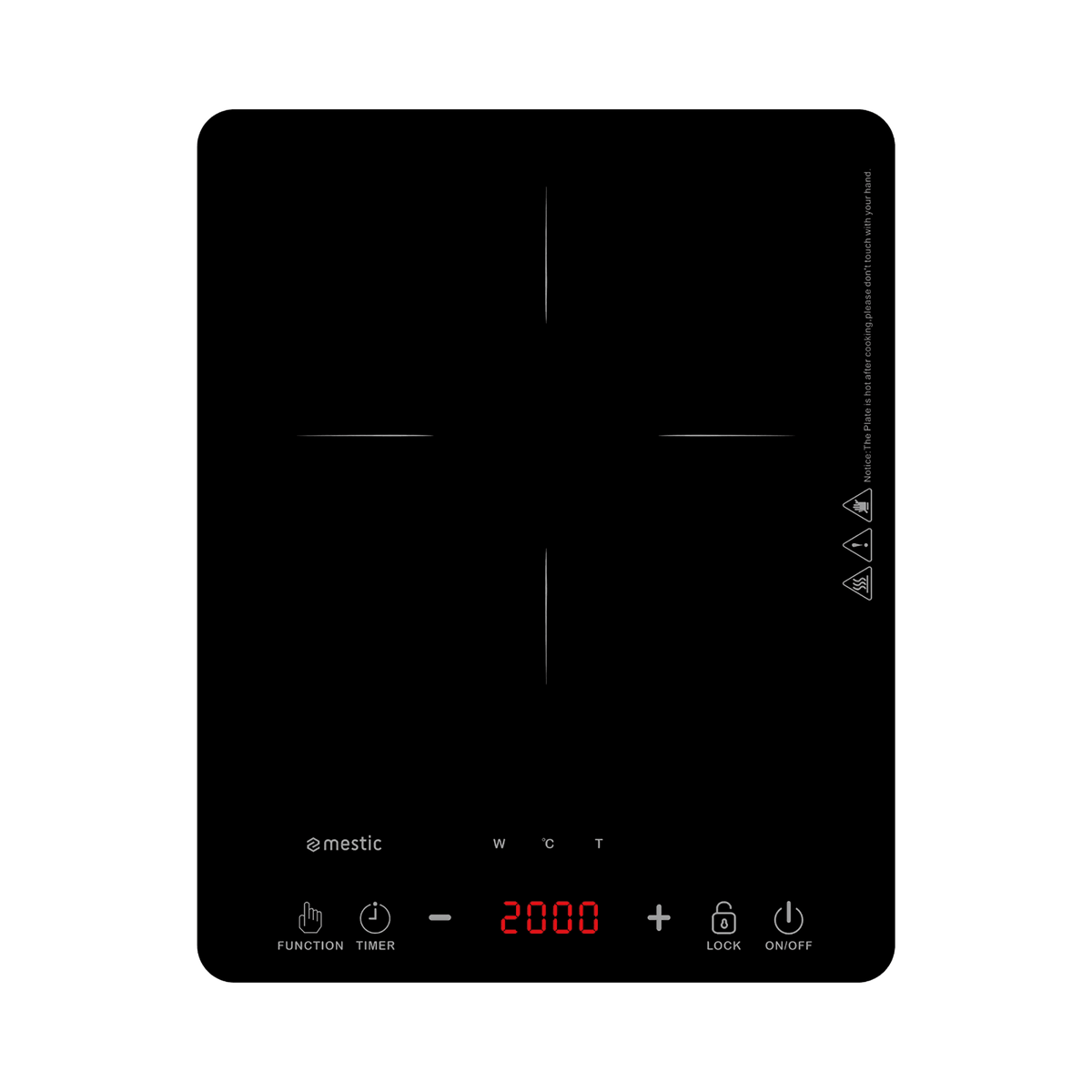 Induktionsplatta Mestic MIC-120 230V