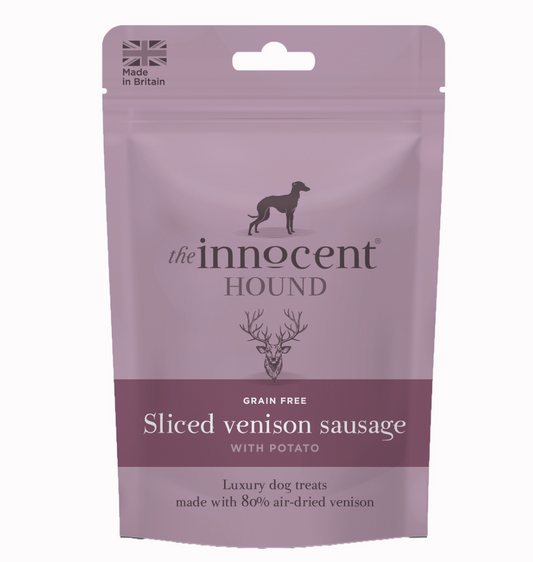 The Innocent Hound Sliced Venison Sausage 70G